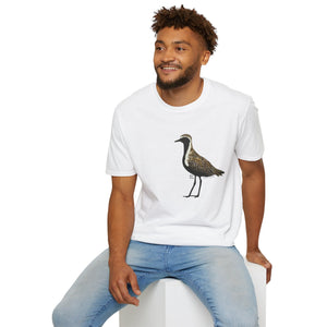 Golden Plover - Small design - Unisex Softstyle T-Shirt Printify