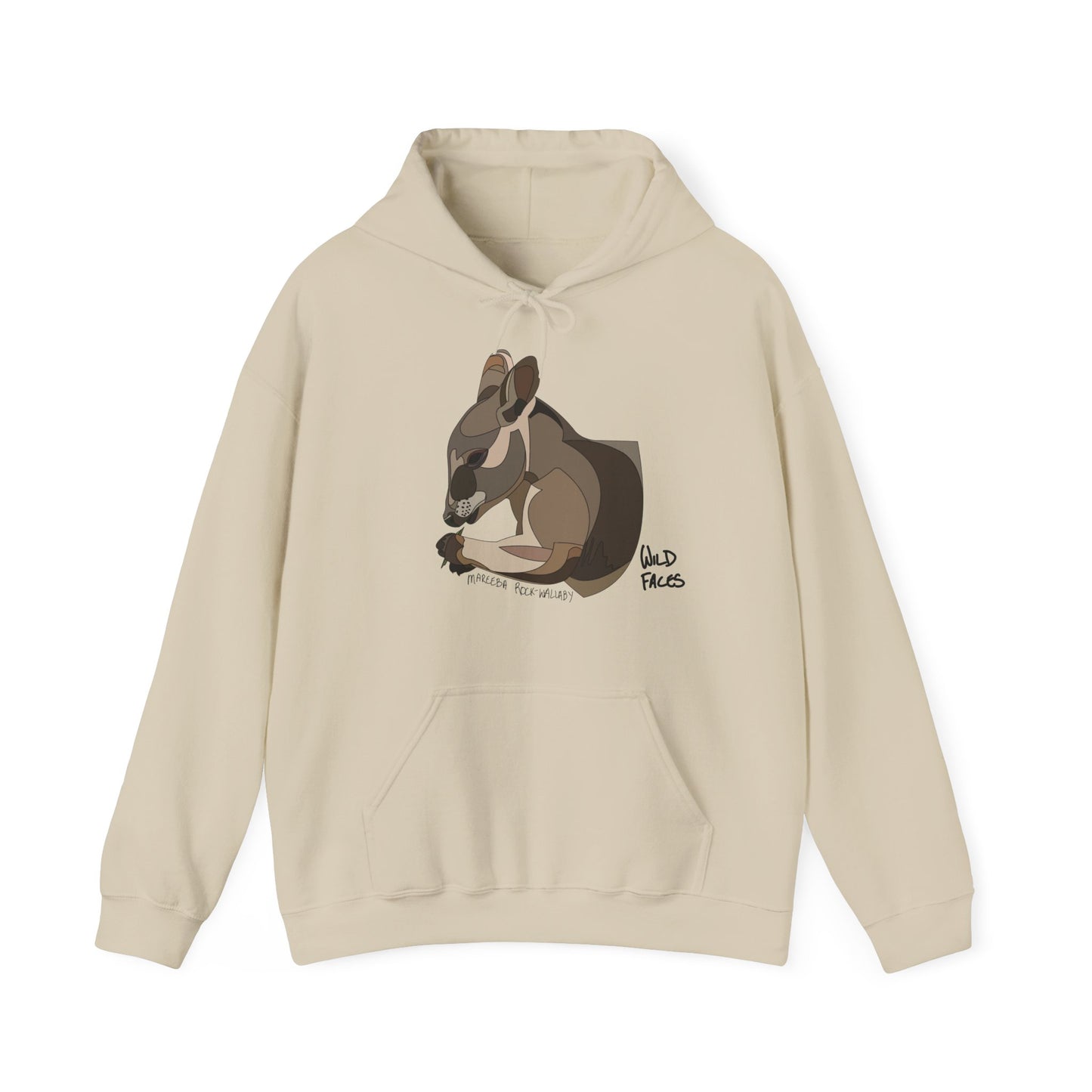 Mareeba Rock-wallaby | Unisex Heavy Blend™ Hooded Sweatshirt