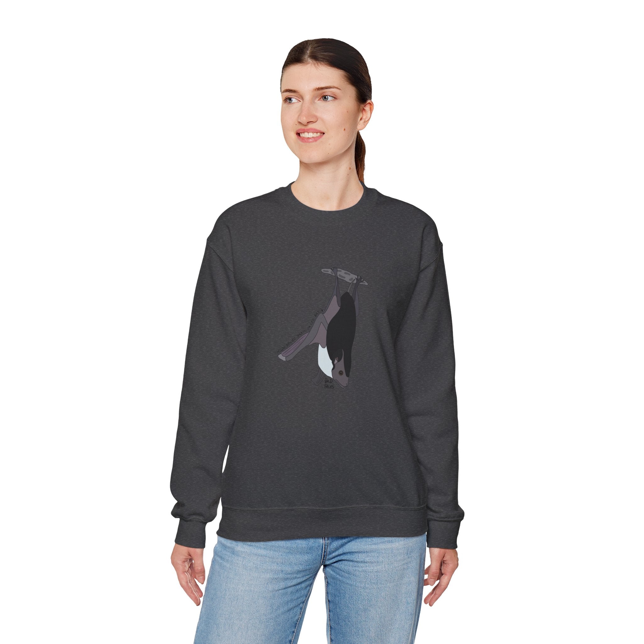 Yellow-bellied Sheath-tailed Bat Sweatshirt | Unisex Heavy Blend™ Crewneck Printify