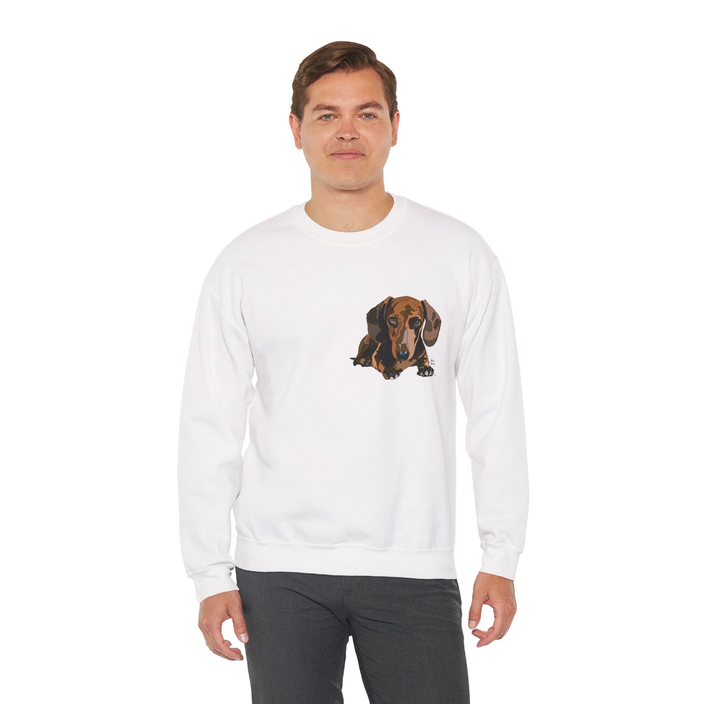 Dachshund (small body) | Unisex Heavy Blend™ Crewneck