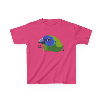 Blue-faced Parrotfinch | Kids Heavy Cotton™ Tee