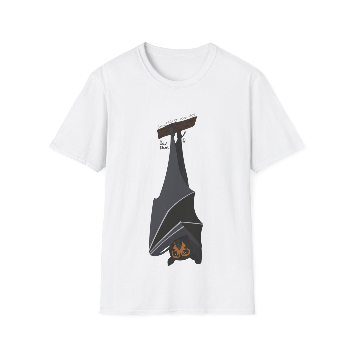 Spectacled Flying Fox - Unisex Softstyle T-Shirt