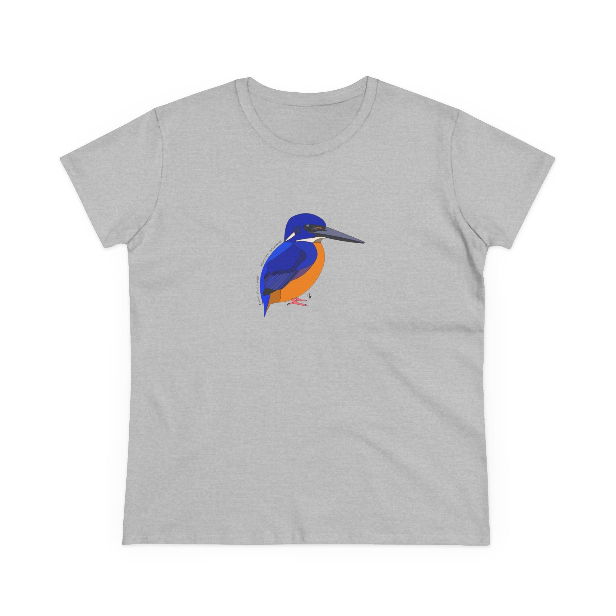 Azure Kingfisher - Women's Midweight Cotton Tee