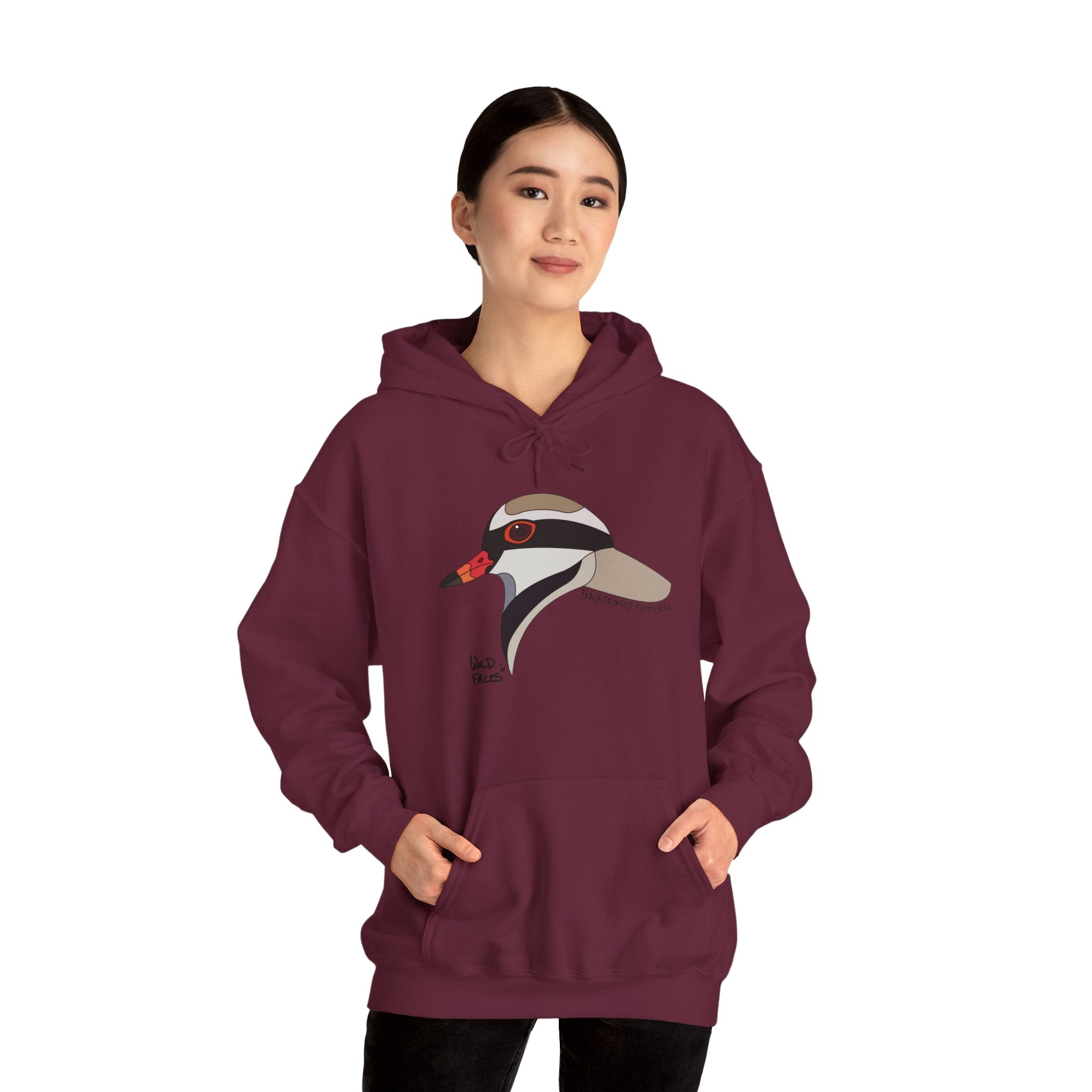Black-fronted Dotterel | Unisex Heavy Blend™ Hooded Sweatshirt Printify