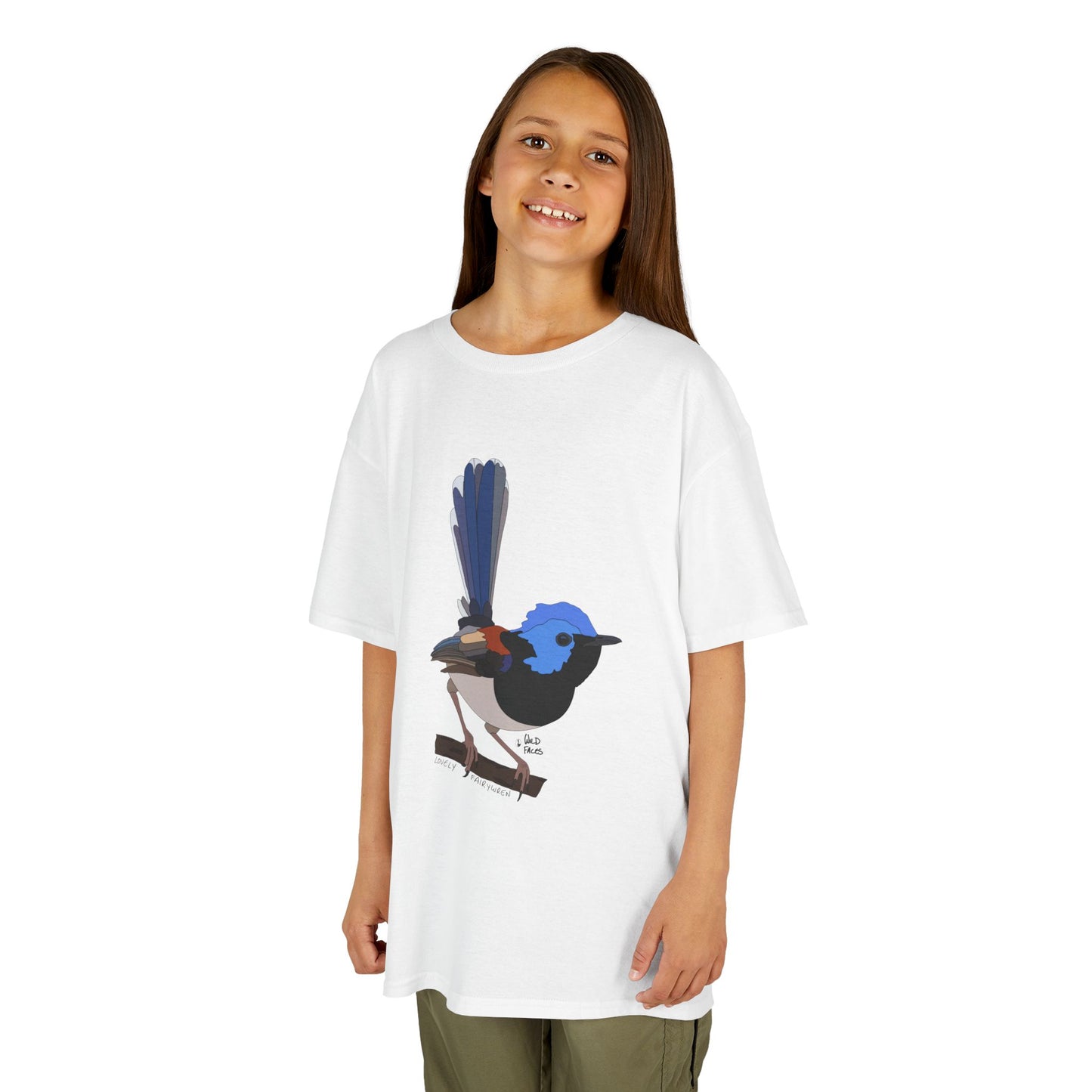 Lovely Fairywren | Kids Heavy Cotton™ Tee