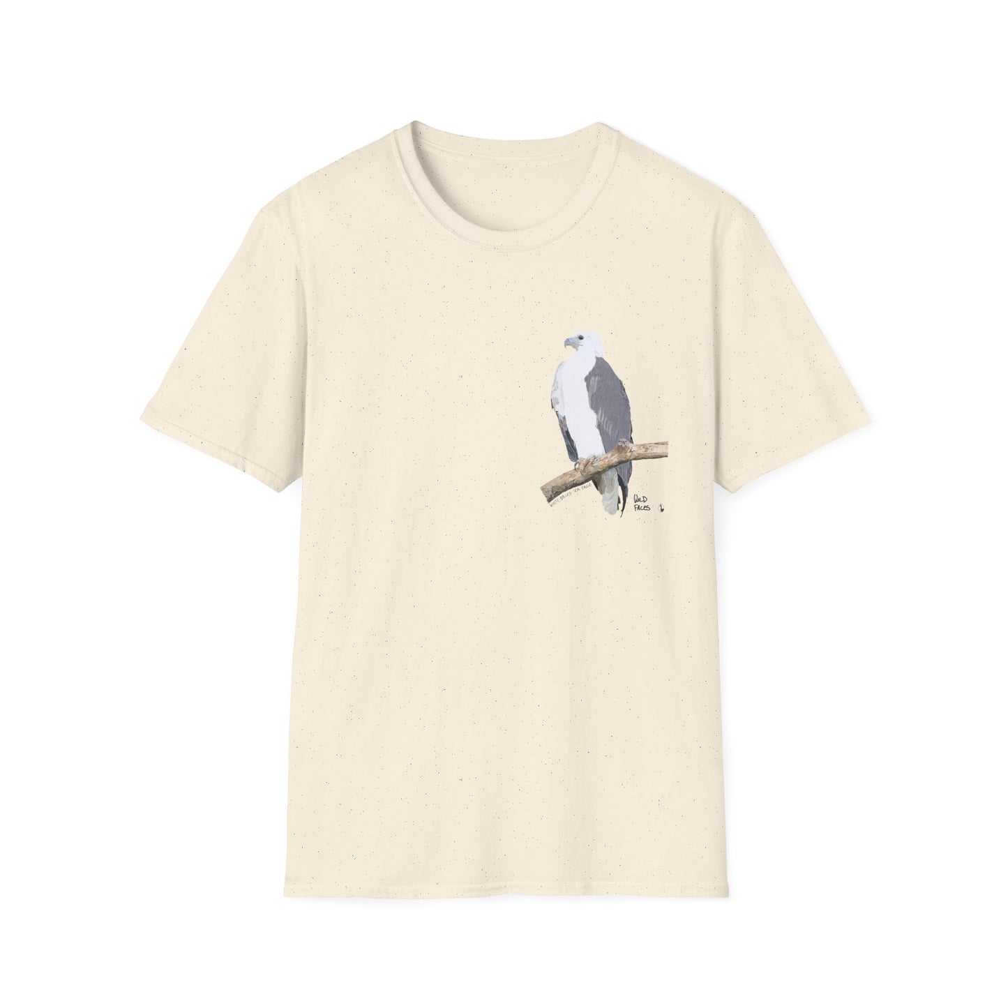 White-bellied Sea Eagle - Small design - Unisex Softstyle T-Shirt