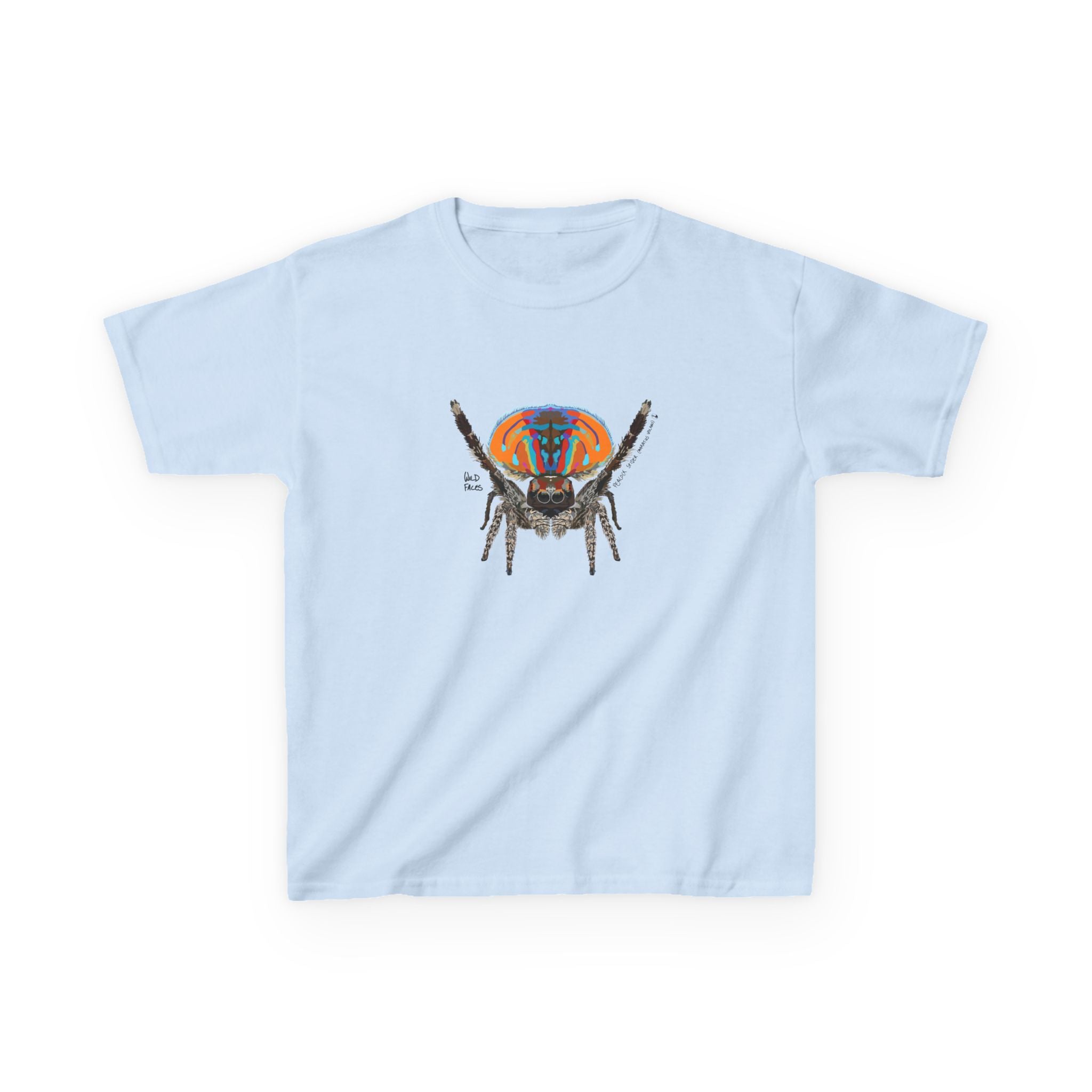 Peacock Spider (Maratus Volans) | Kids Heavy Cotton™ Tee