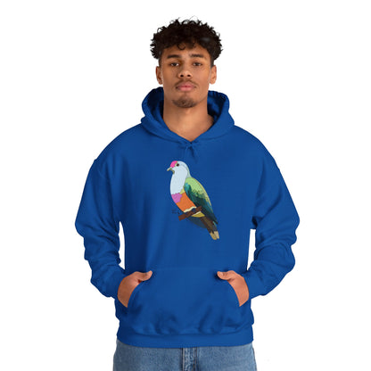 Rose-crowned Fruit Dove | Unisex Heavy Blend™ Hooded Sweatshirt