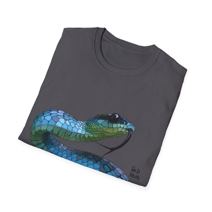 Blue Phase Common Tree-Snake - Unisex Softstyle T-Shirt