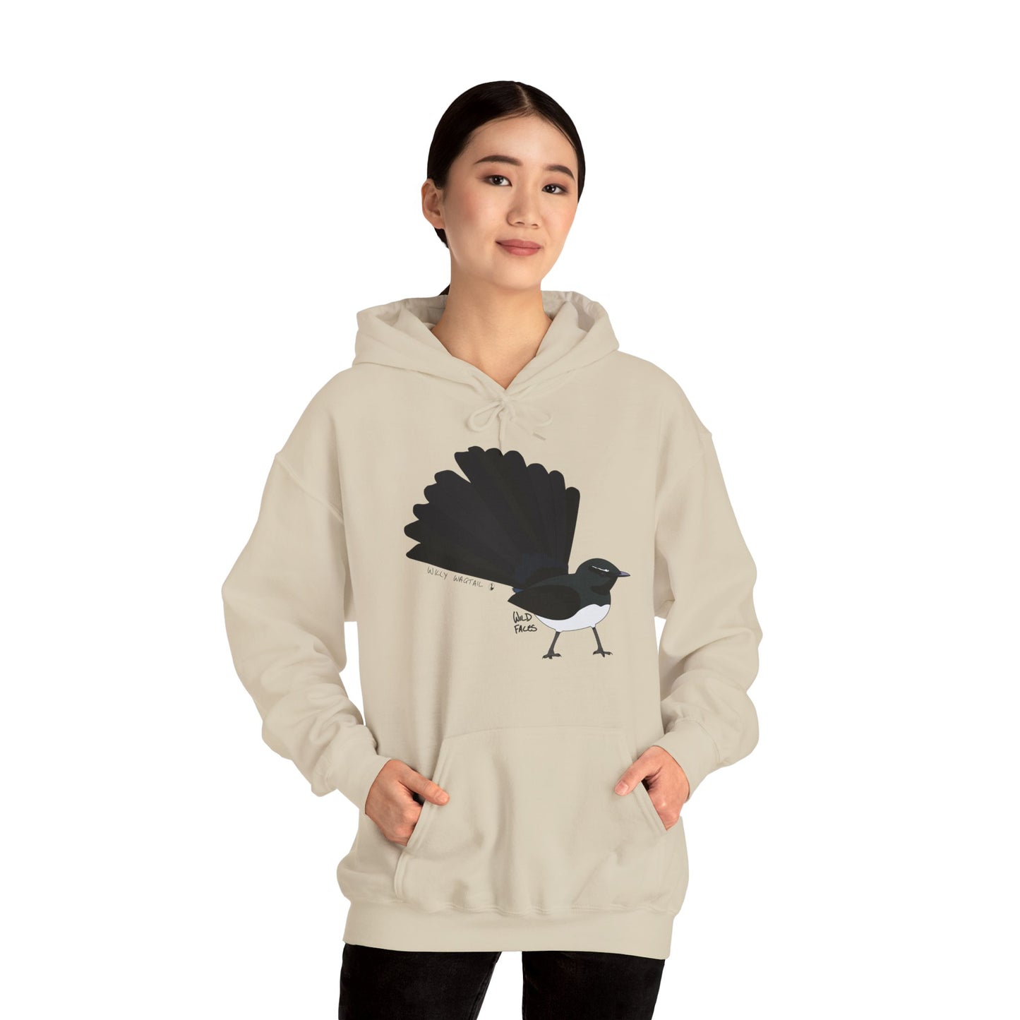 Willy Wagtail | Unisex Heavy Blend™ Hooded Sweatshirt