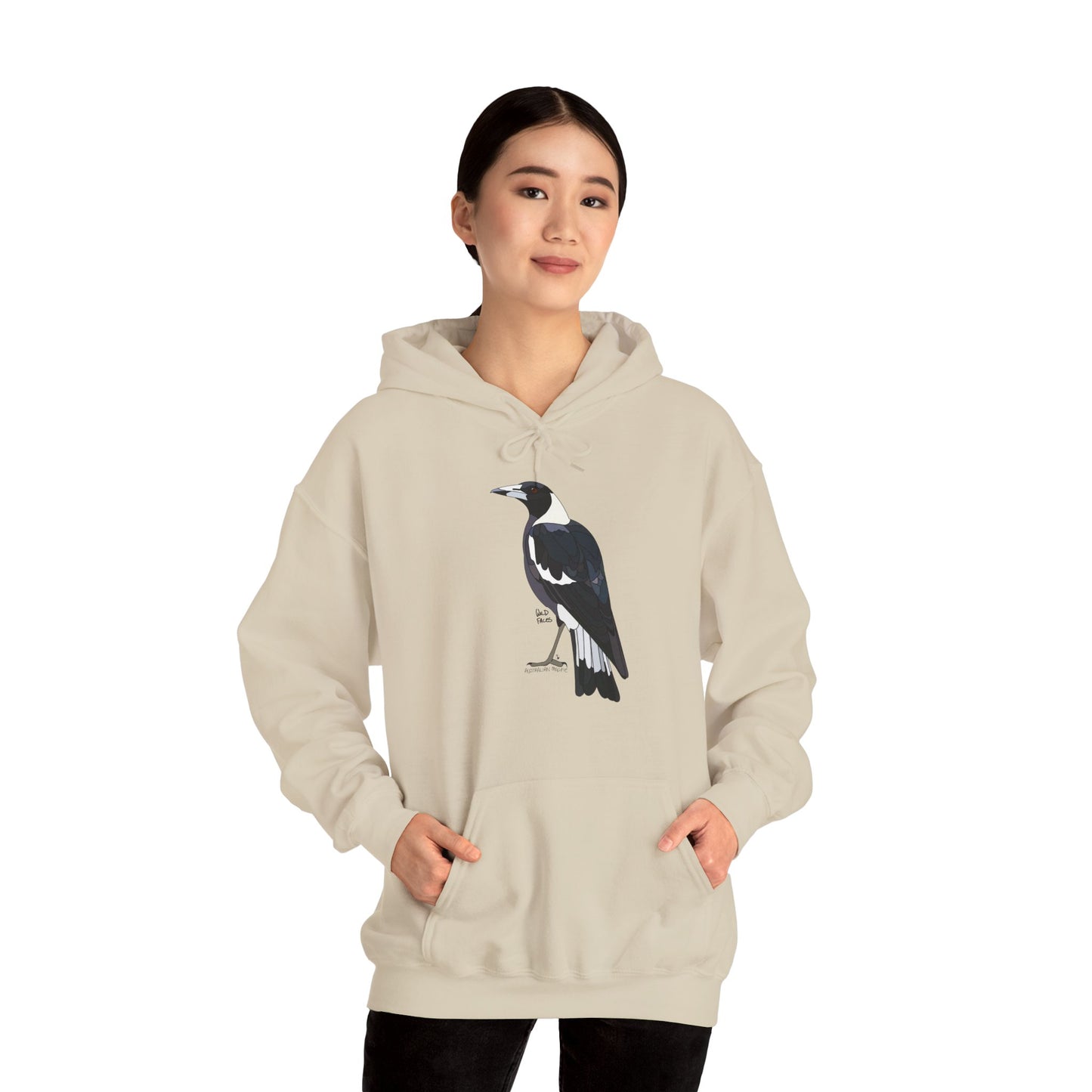 Australian Magpie | Unisex Heavy Blend™ Hooded Sweatshirt