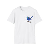 Splendid Fairy-wren - Small design - Unisex Softstyle T-Shirt