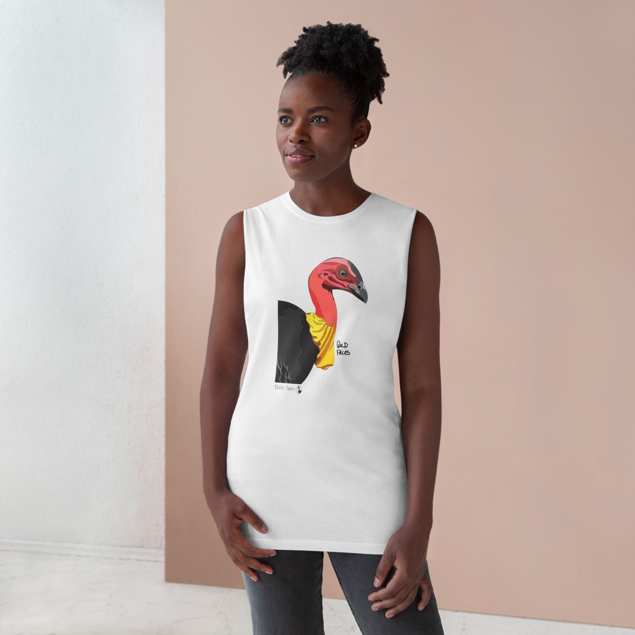 Australian Brushturkey - Unisex Barnard Tank Printify