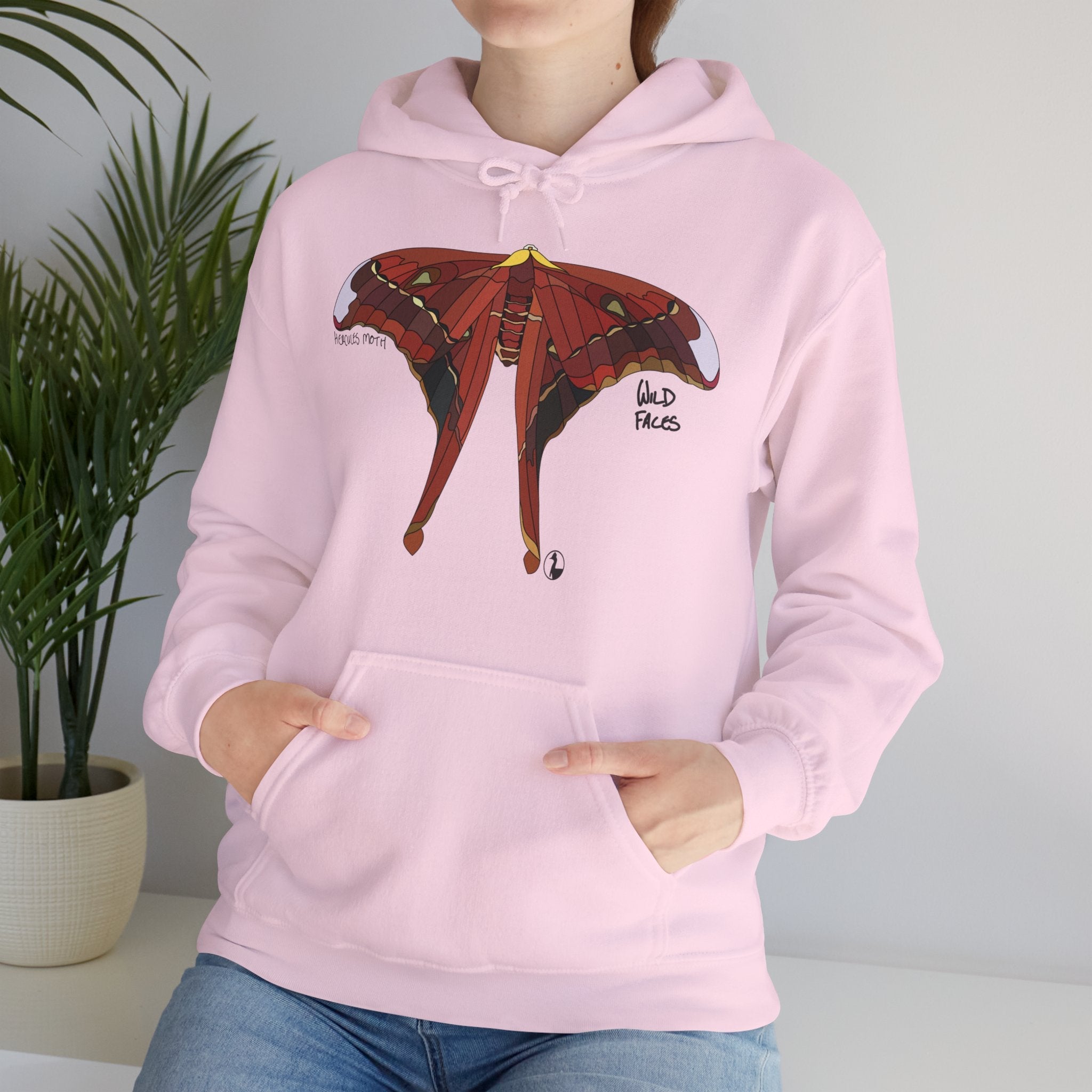 Hercules Moth | Unisex Heavy Blend™ Hooded Sweatshirt Printify