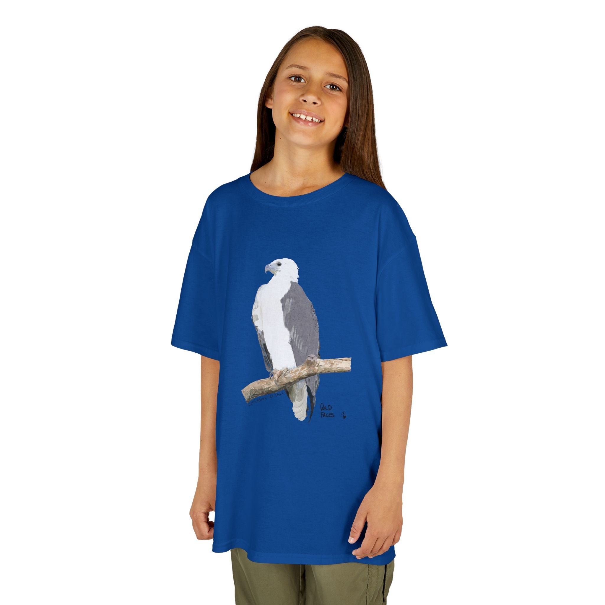 White-bellied Sea Eagle | Kids Heavy Cotton™ Tee Printify
