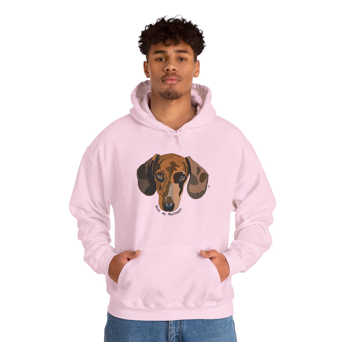 Dachshund (Keen as mustard) | Unisex Heavy Blend™ Hooded Sweatshirt