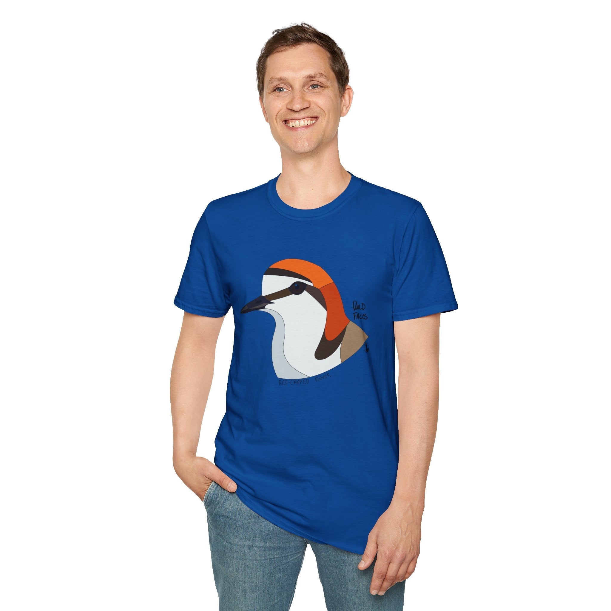 Red-capped Plover - Unisex Softstyle T-Shirt Printify