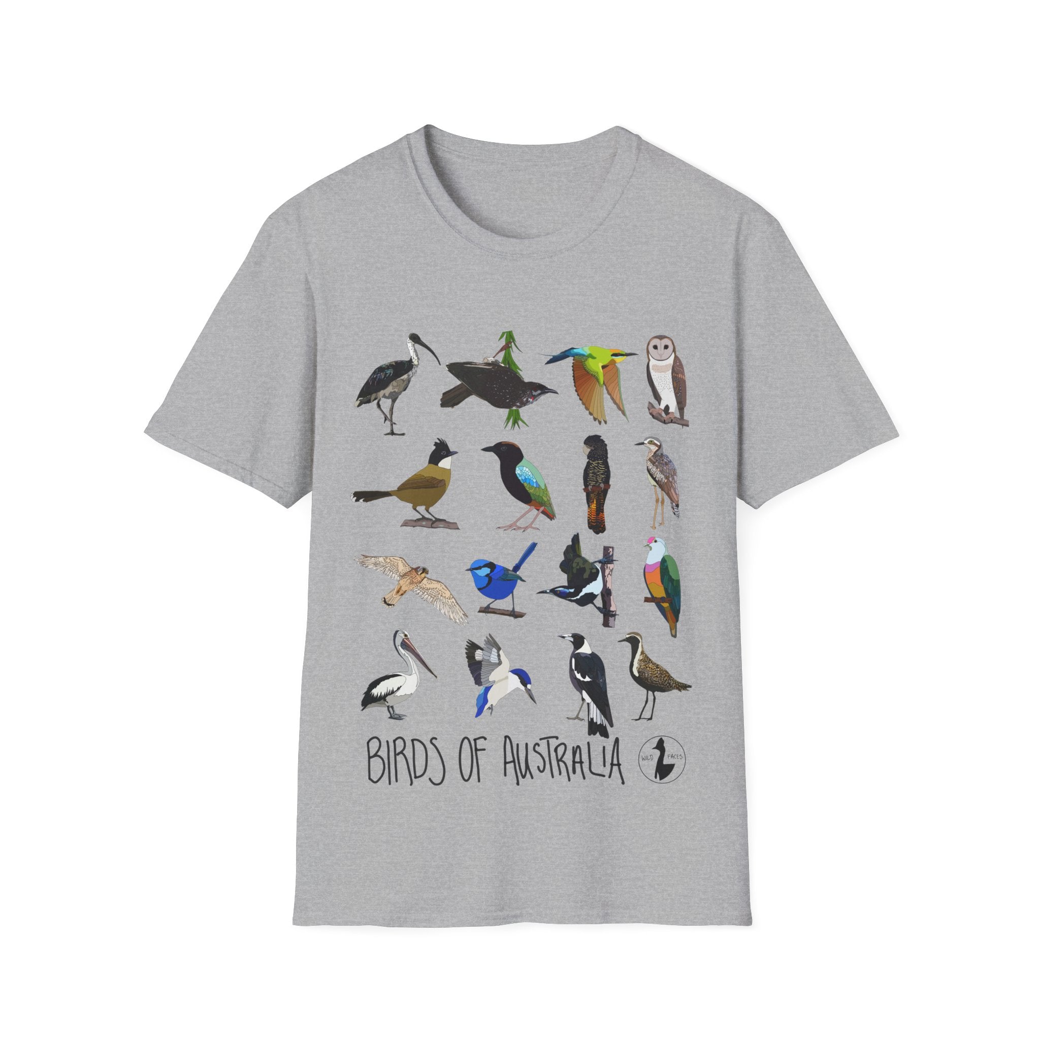 Birds of Australia 1 - Unisex Softstyle T-Shirt