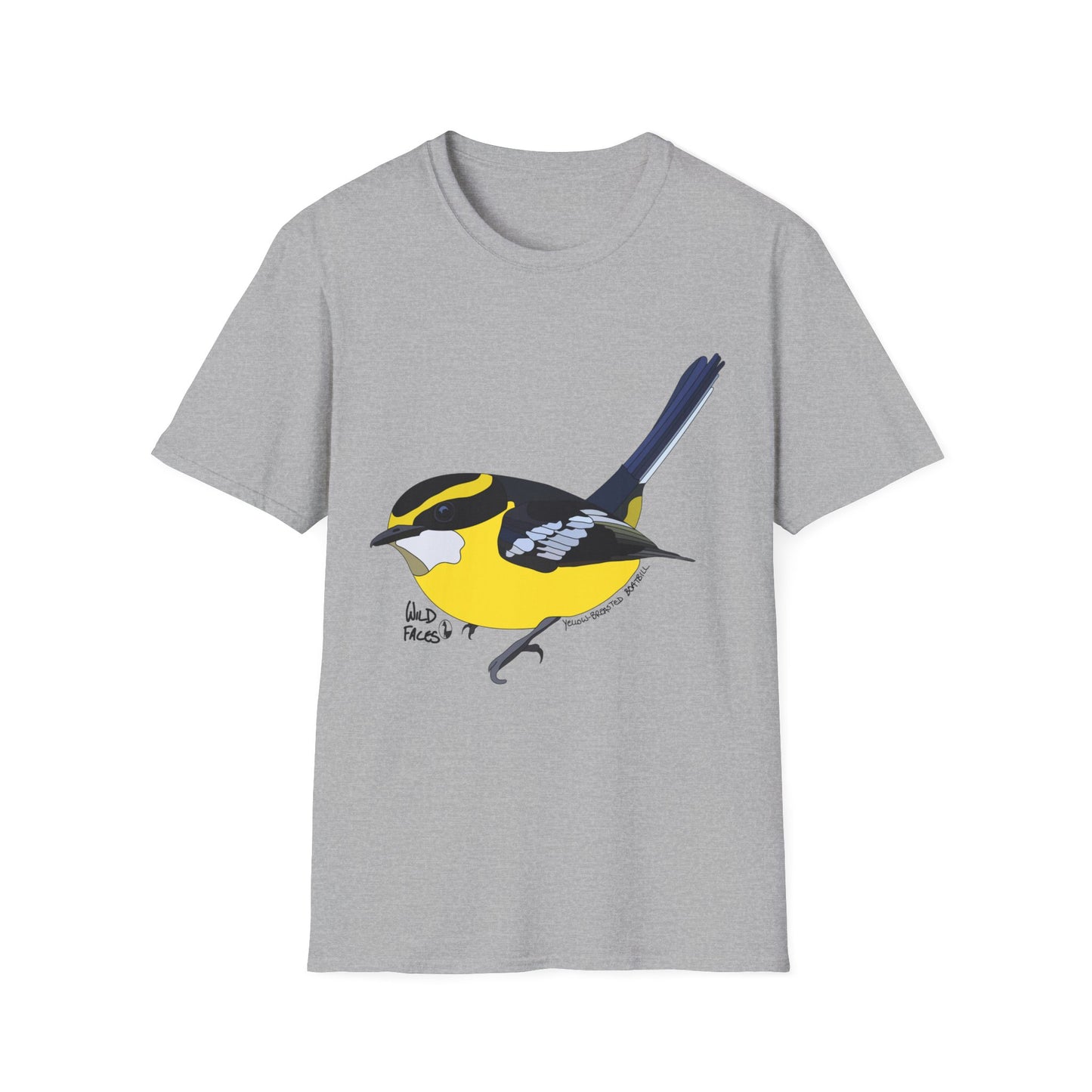 Yellow-breasted Boatbill - Unisex Softstyle T-Shirt