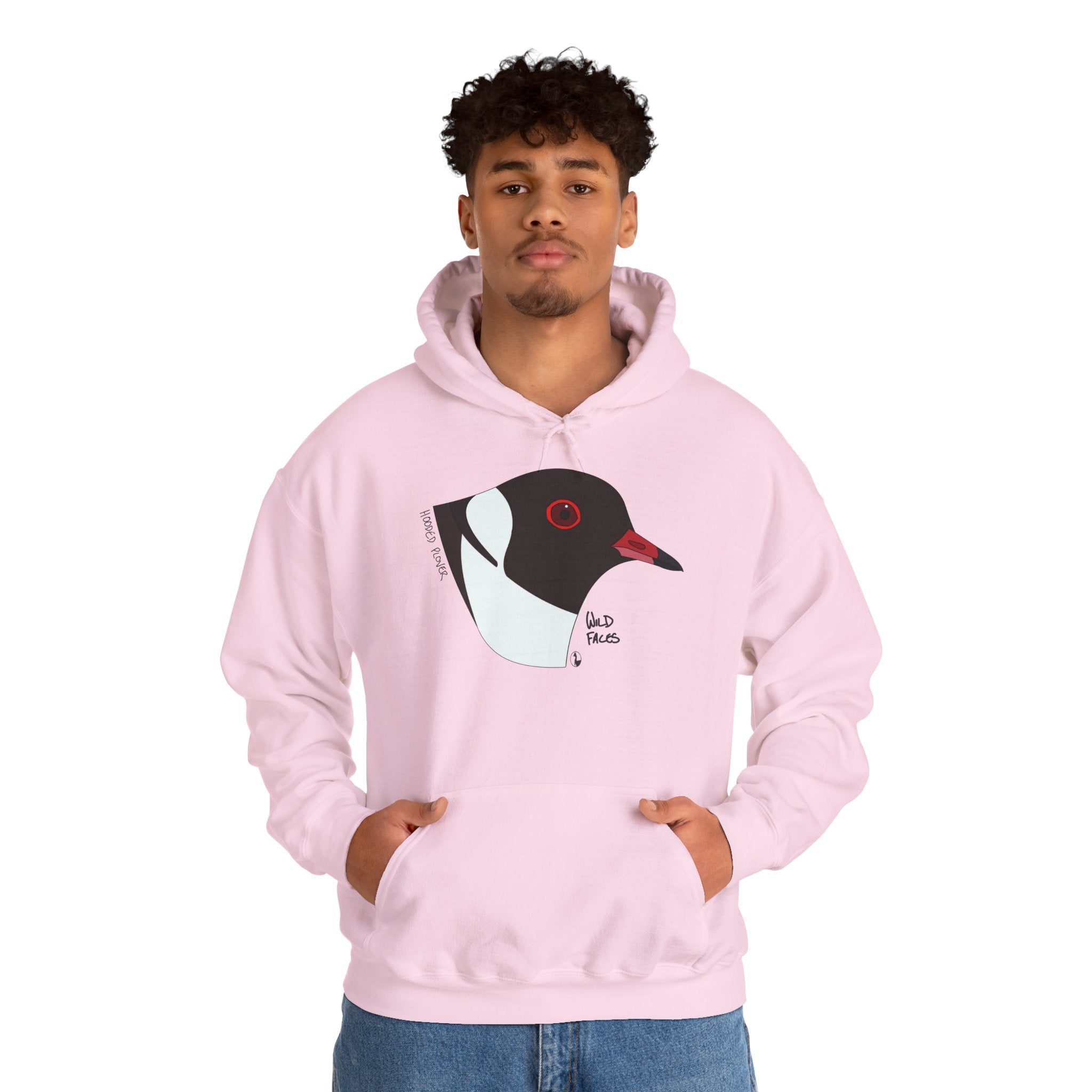 Hooded Plover (head) | Unisex Heavy Blend™ Hooded Sweatshirt Printify