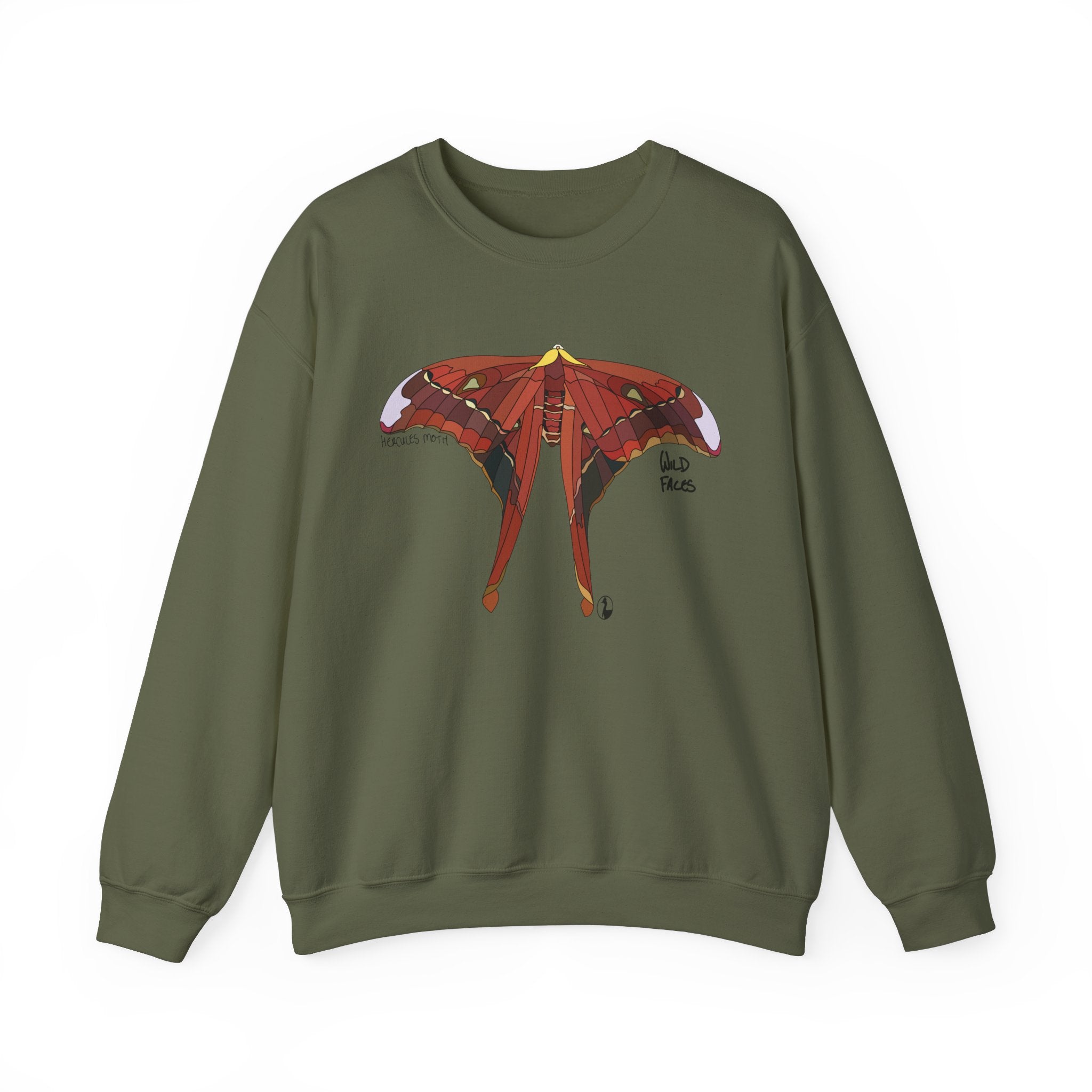 Hercules Moth Sweatshirt | Unisex Heavy Blend™ Crewneck Printify