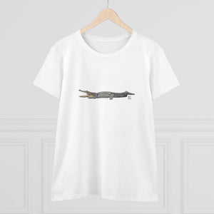 Saltwater Crocodile - Women's Midweight Cotton Tee Printify