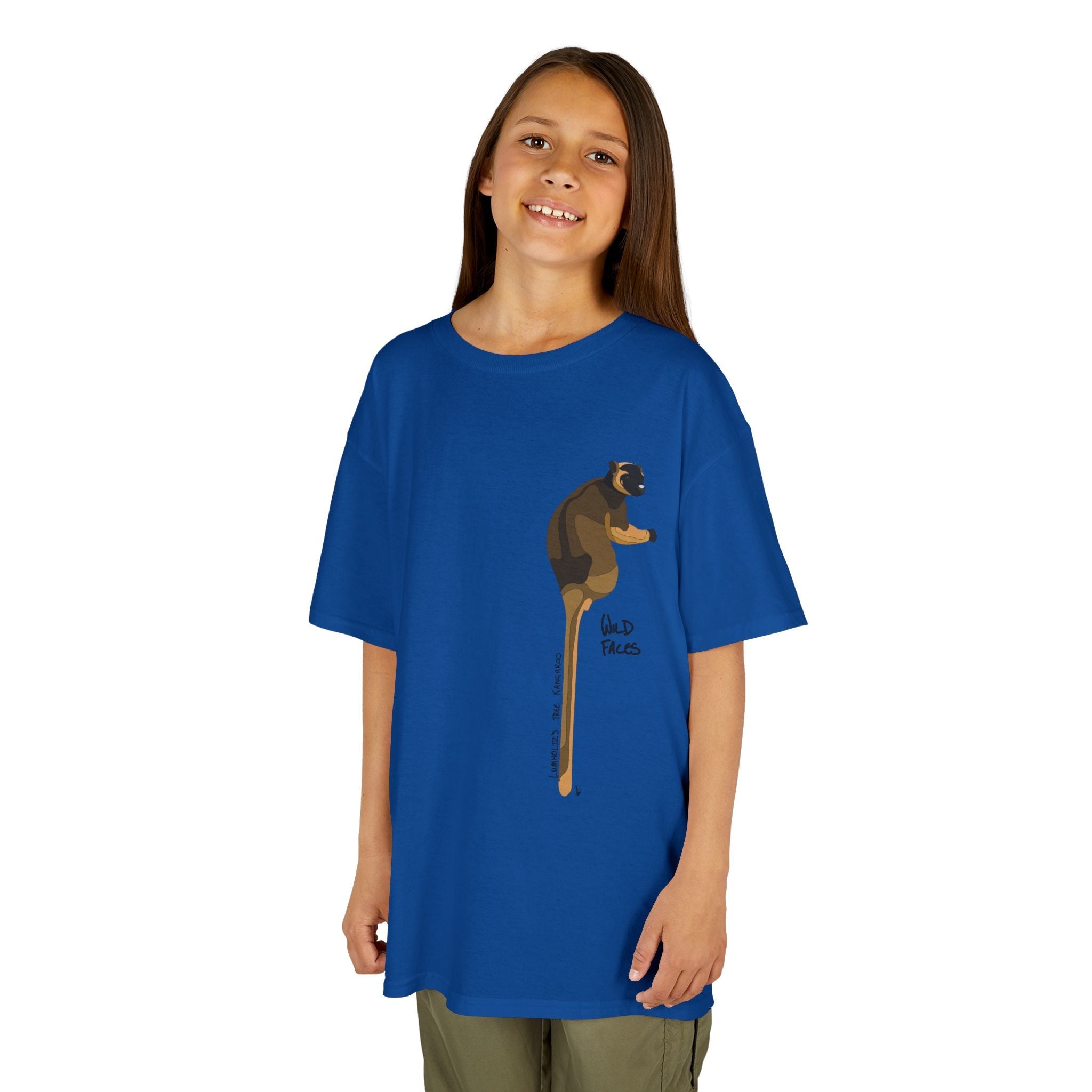 Lumholtz's Tree Kangaroo | Kids Heavy Cotton™ Tee Printify
