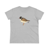 Hooded Plover - Women's Midweight Cotton Tee Printify