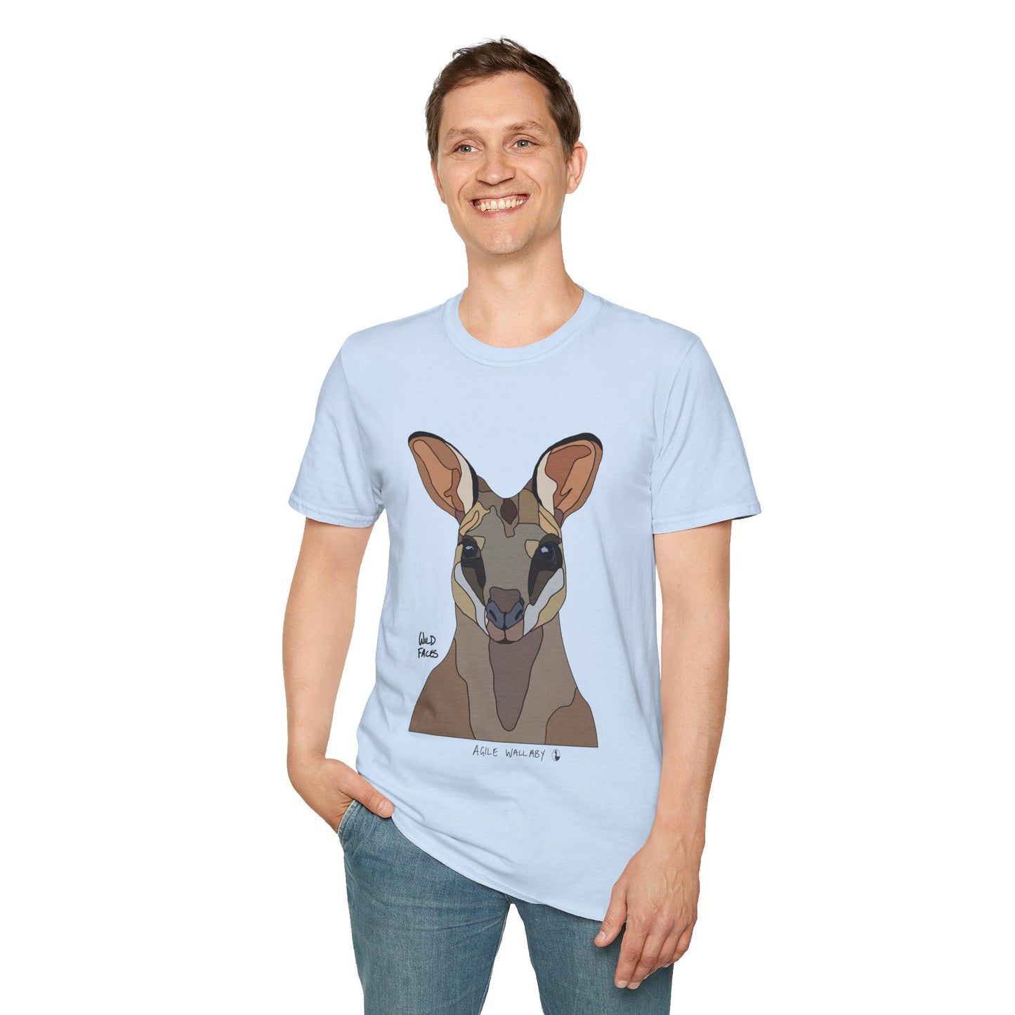 Agile Wallaby - Unisex Softstyle T-Shirt