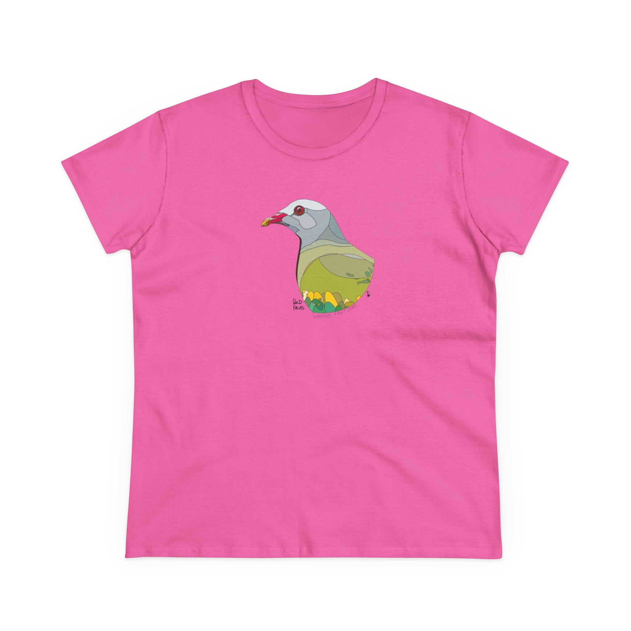 Wompoo Fruit Dove - Women's Midweight Cotton Tee