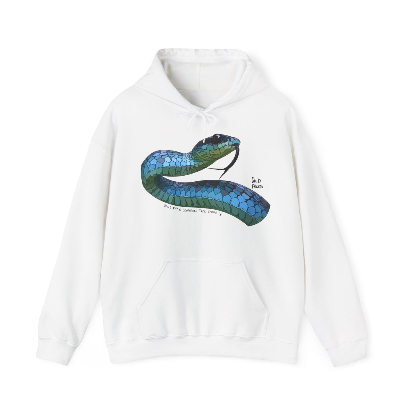 Blue Phase Common Tree-snake | Unisex Heavy Blend™ Hooded Sweatshirt