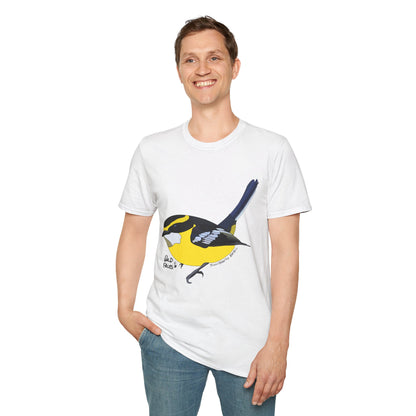 Yellow-breasted Boatbill - Unisex Softstyle T-Shirt