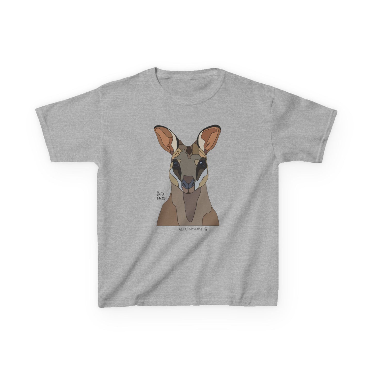 Agile Wallaby | Kids Heavy Cotton™ Tee