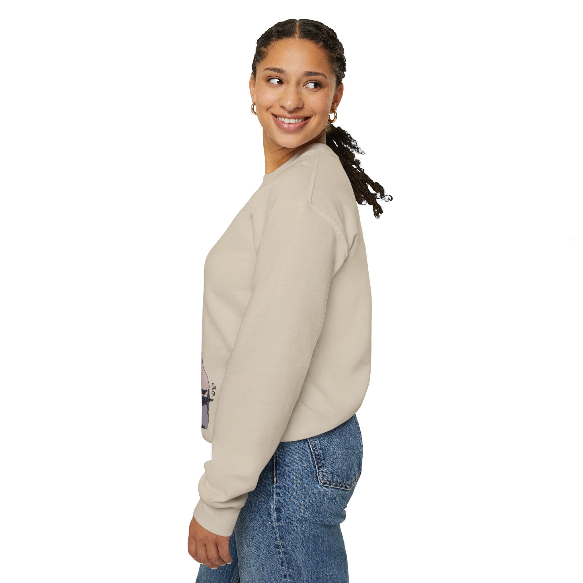 Blue-faced Honeyeater Sweatshirt | Unisex Heavy Blend™ Crewneck Printify