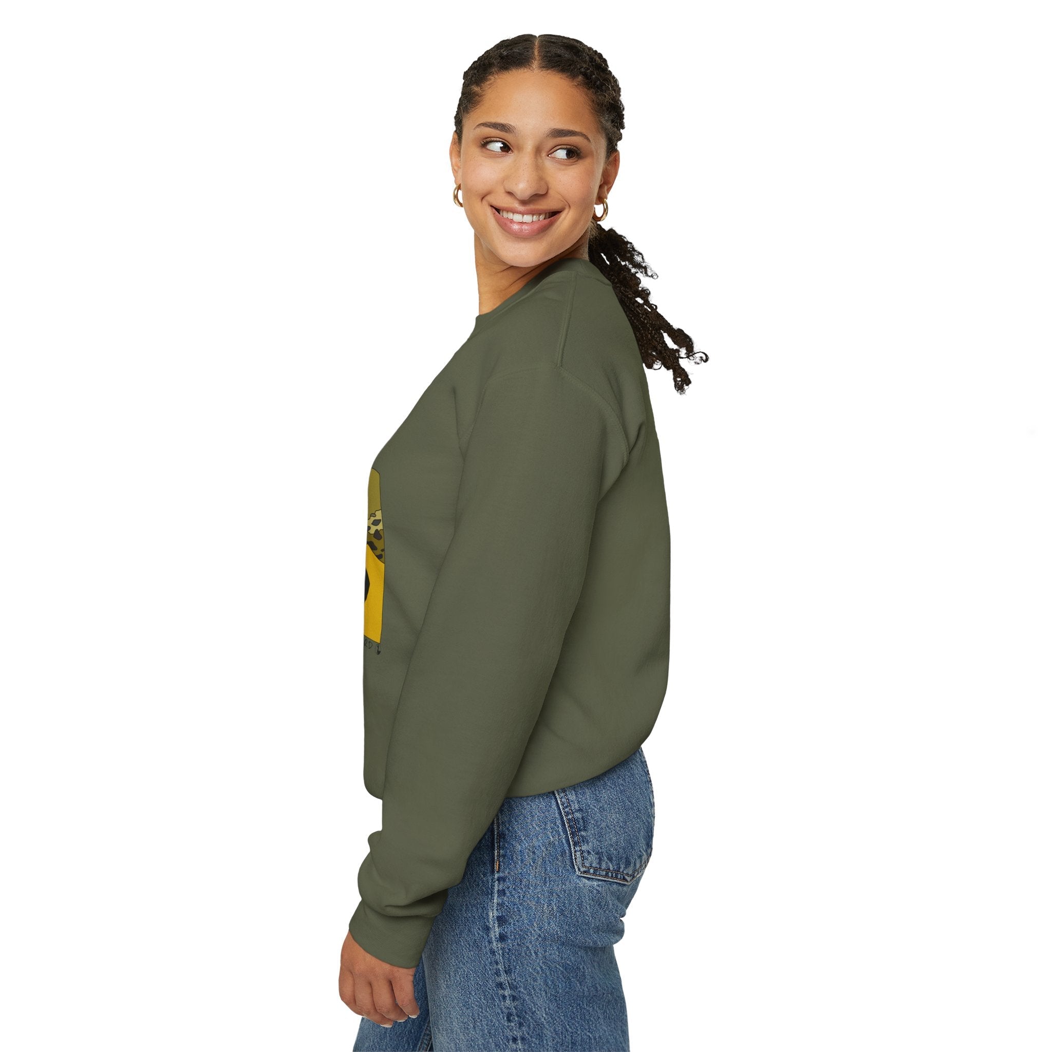 Olive-backed Sunbird Sweatshirt | Unisex Heavy Blend™ Crewneck Printify