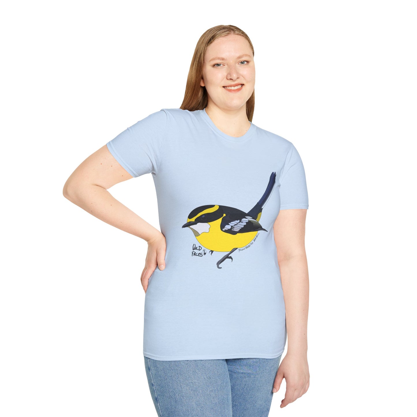 Yellow-breasted Boatbill - Unisex Softstyle T-Shirt