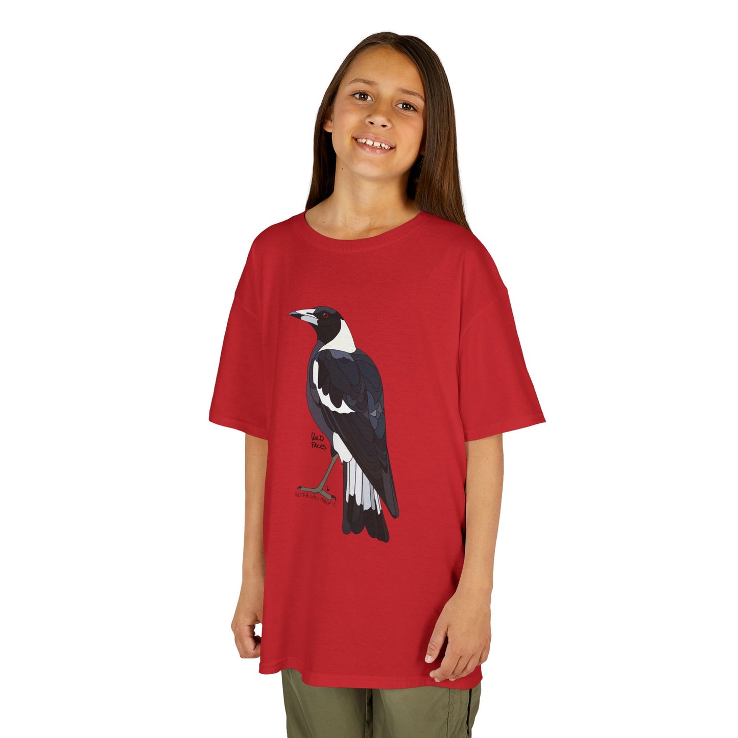 Australian Magpie | Kids Heavy Cotton™ Tee