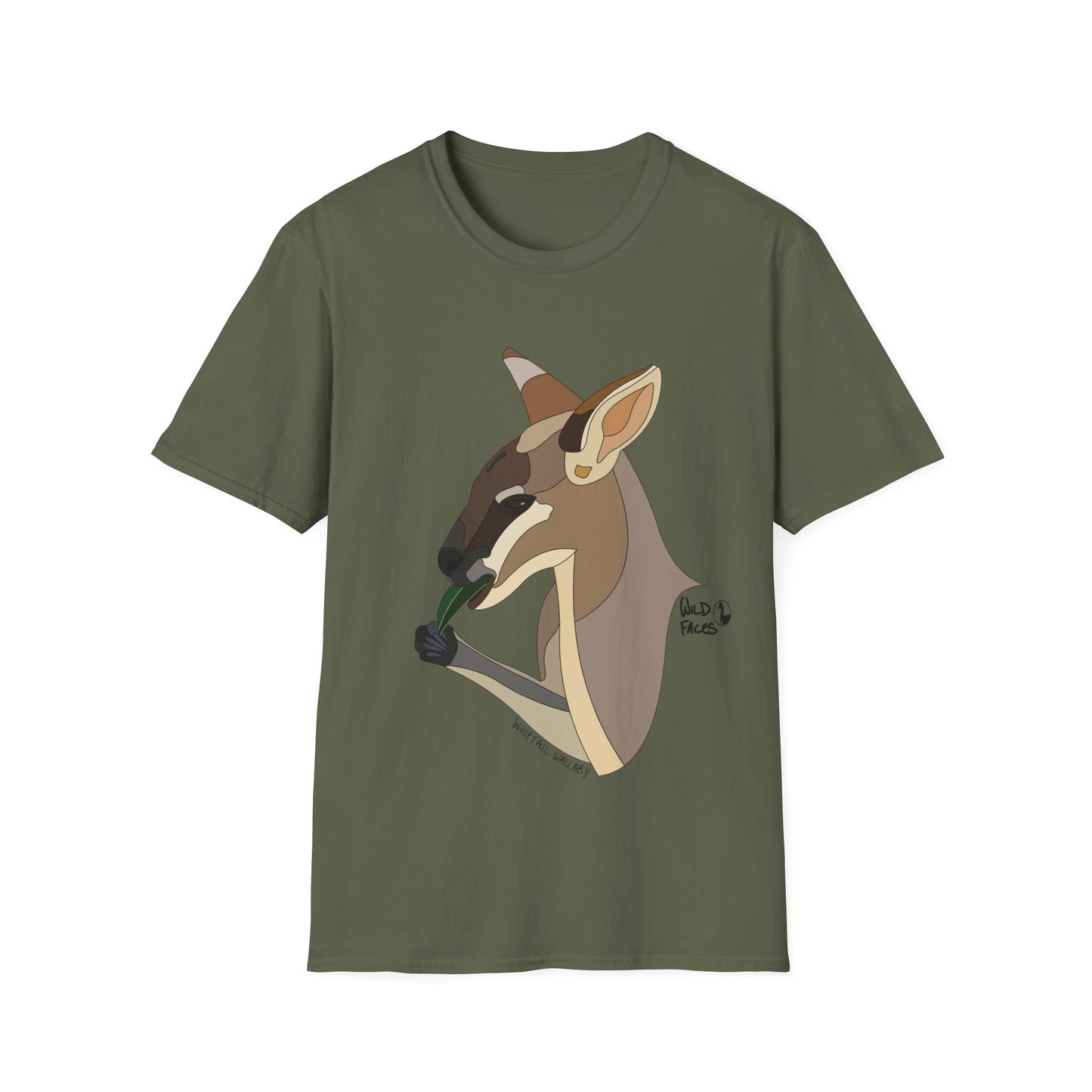 Whiptail Wallaby - Unisex Softstyle T-Shirt Printify