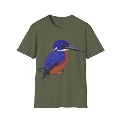 Azure Kingfisher - Unisex Softstyle T-Shirt