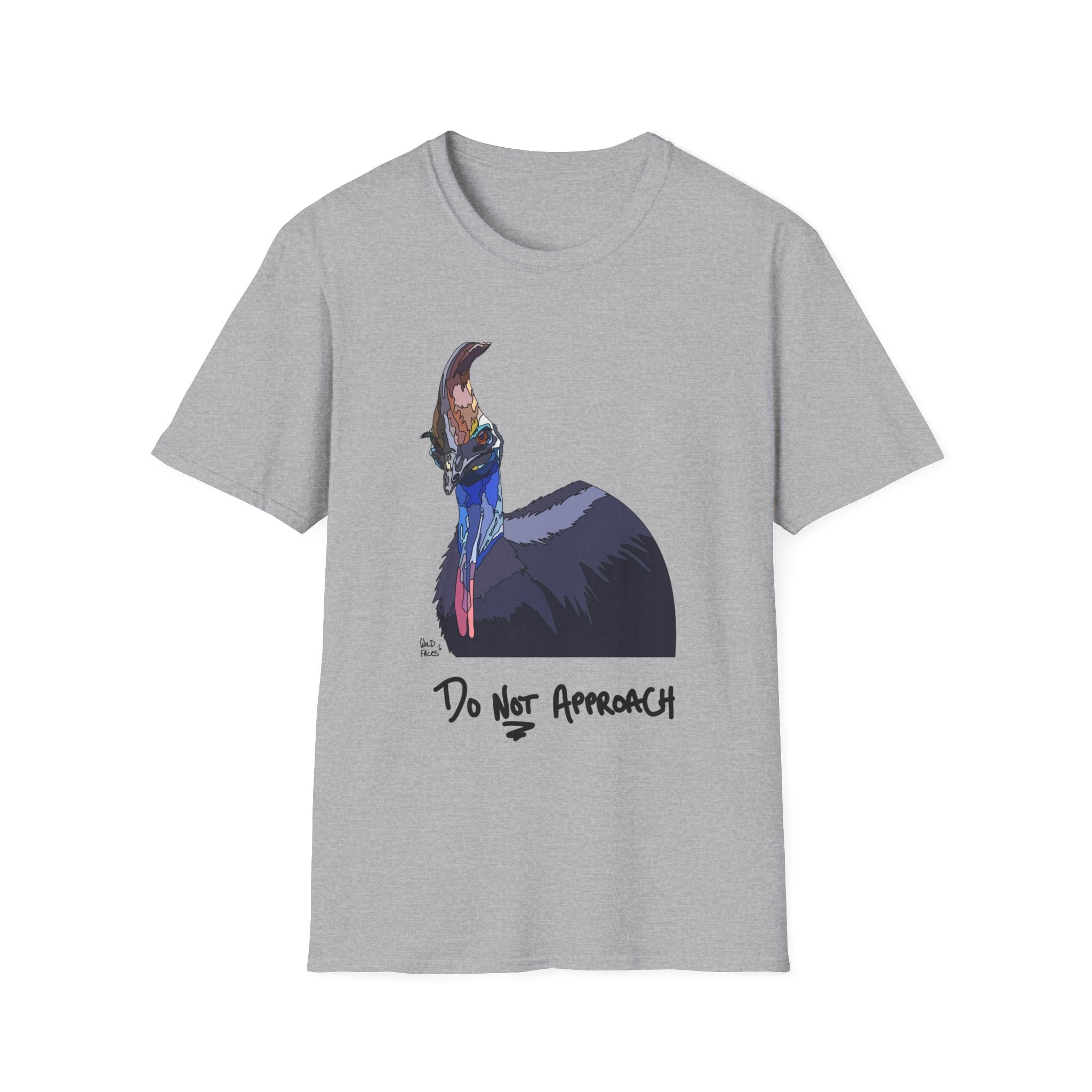 Do not approach - Unisex Softstyle T-Shirt