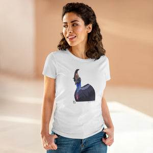 Southern Cassowary - Women's Midweight Cotton Tee Printify