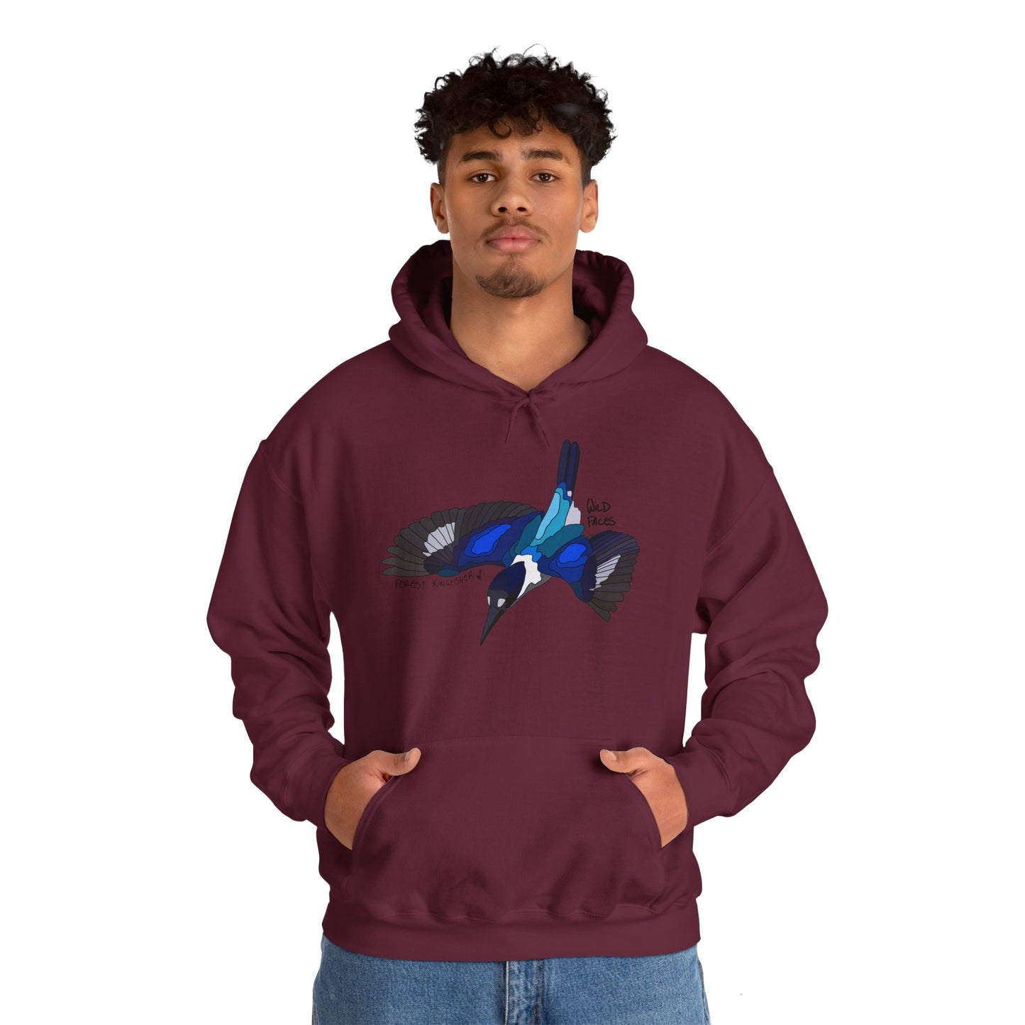 Forest Kingfisher | Unisex Heavy Blend™ Hooded Sweatshirt