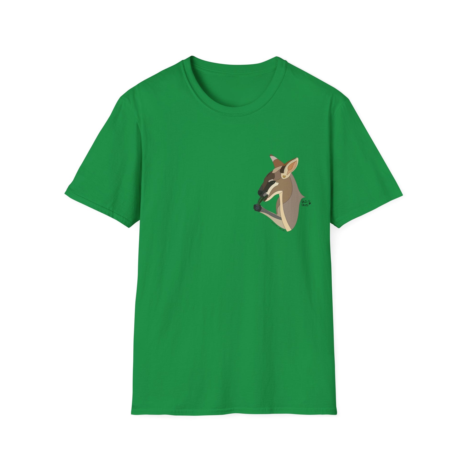 Whiptail Wallaby - Small design - Unisex Softstyle T-Shirt Printify