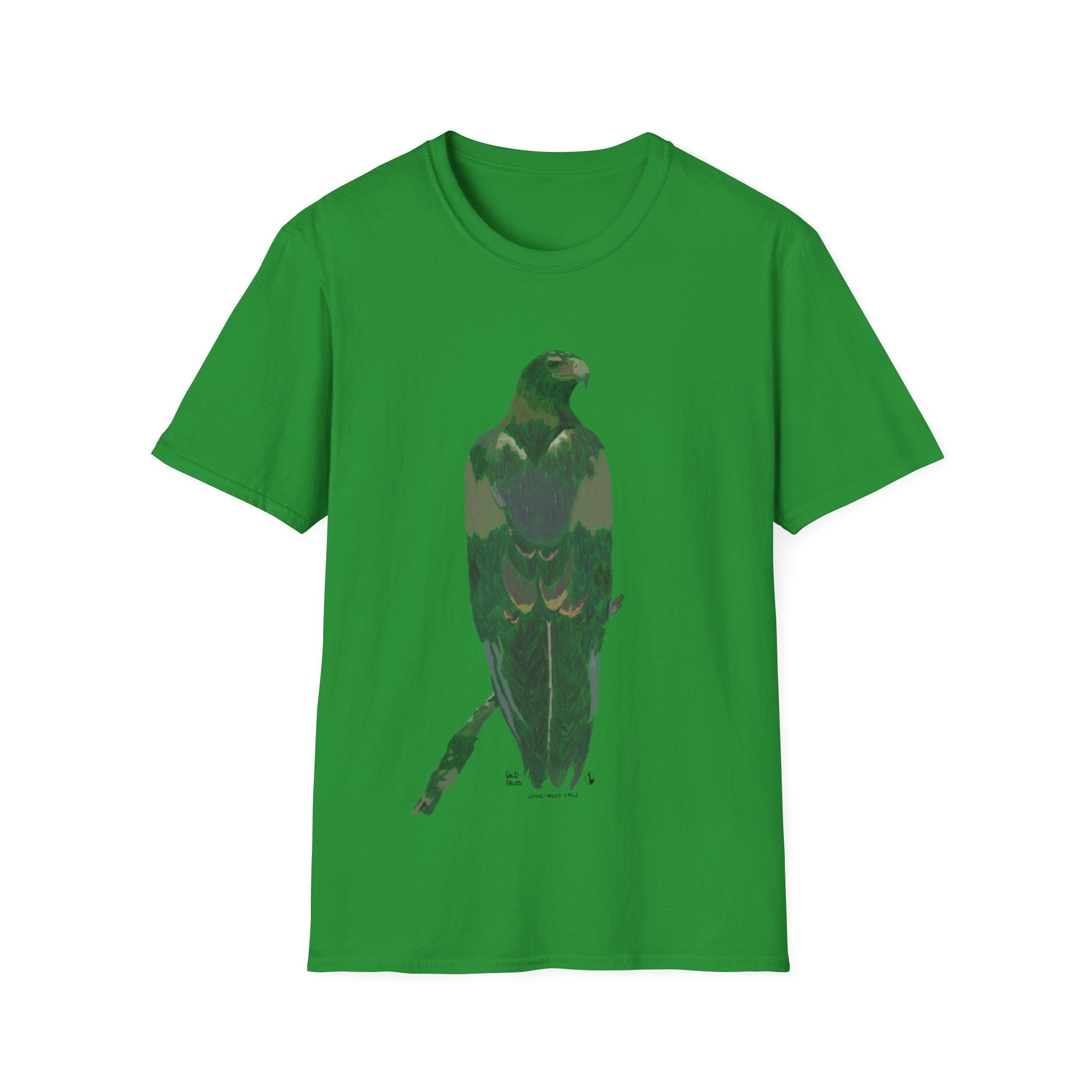 Wedge-tailed Eagle (pastel design) - Unisex Softstyle T-Shirt Printify