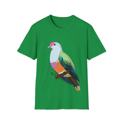 Rose-crowned Fruit Dove - Unisex Softstyle T-Shirt