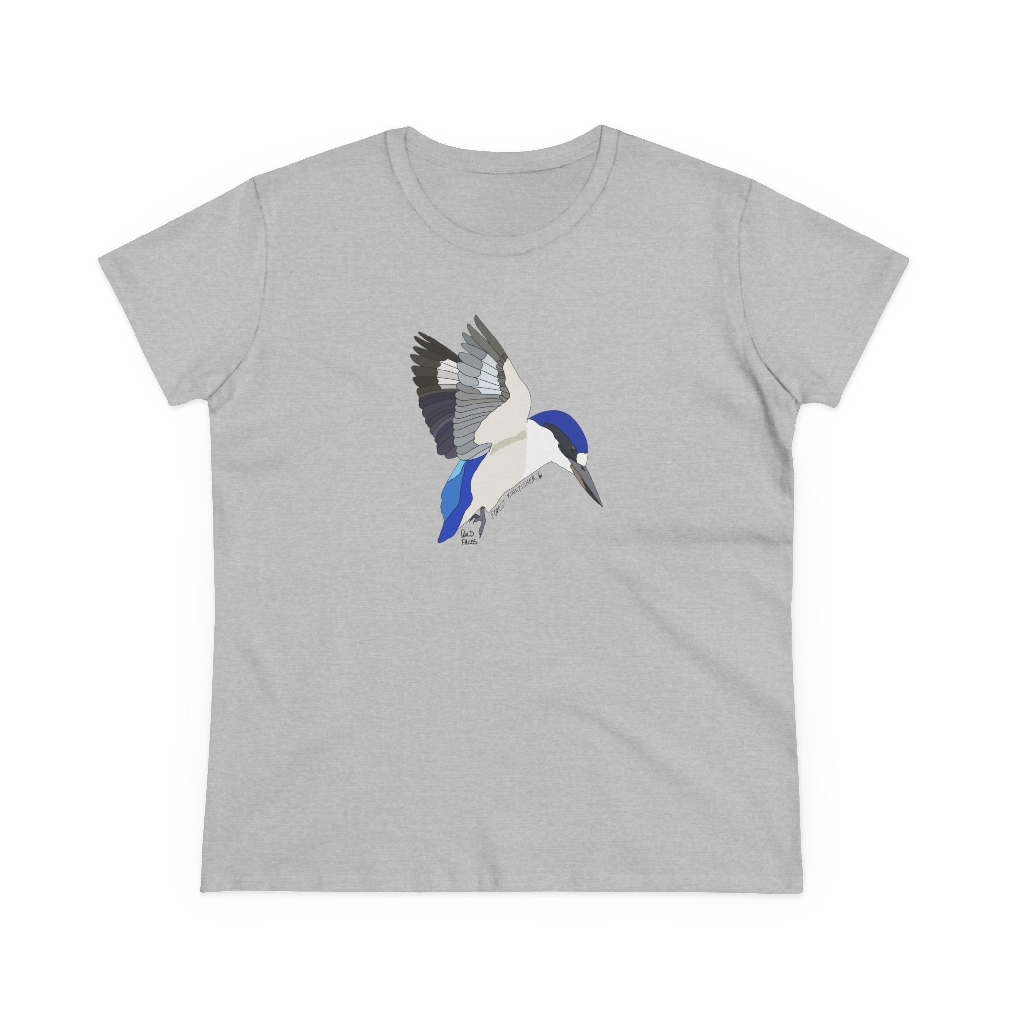 Forest Kingfisher - Women's Midweight Cotton Tee