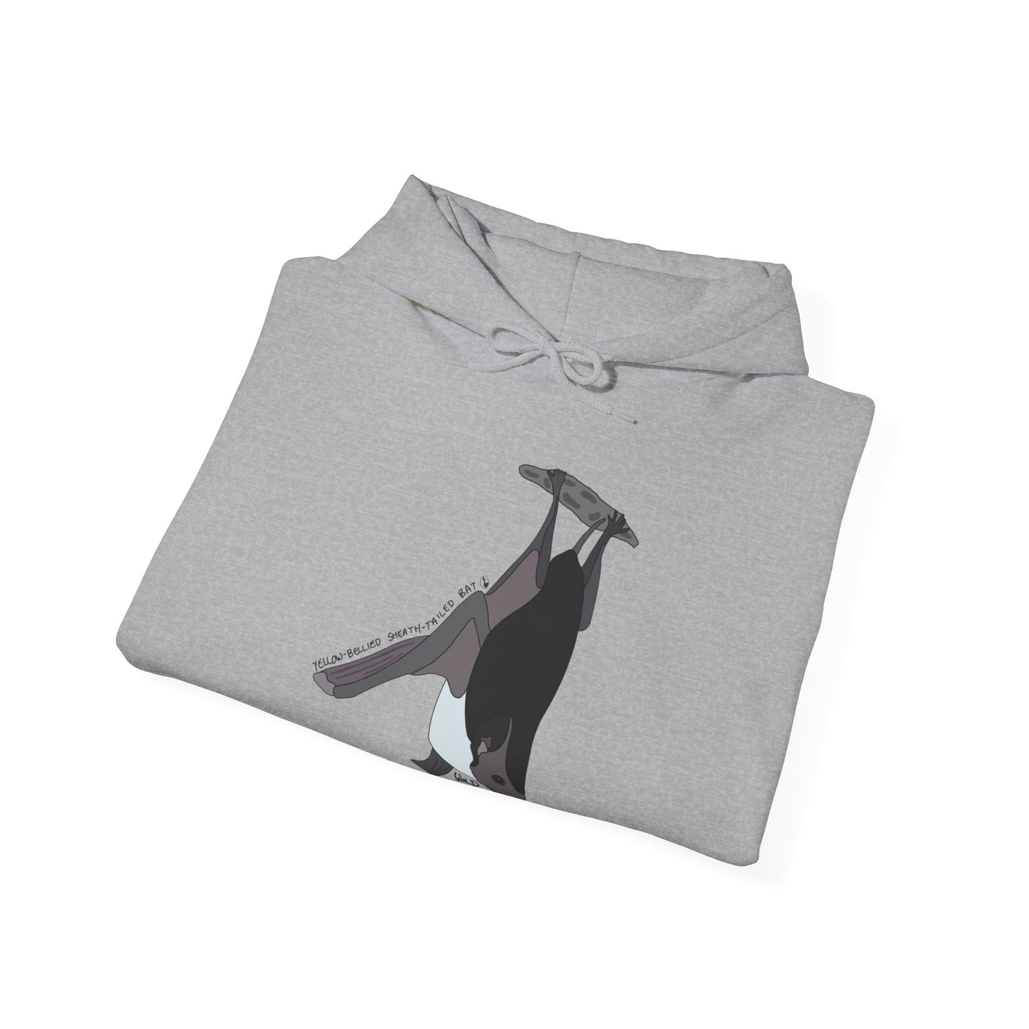 Yellow-bellied Sheath-tailed Bat | Unisex Heavy Blend™ Hooded Sweatshirt