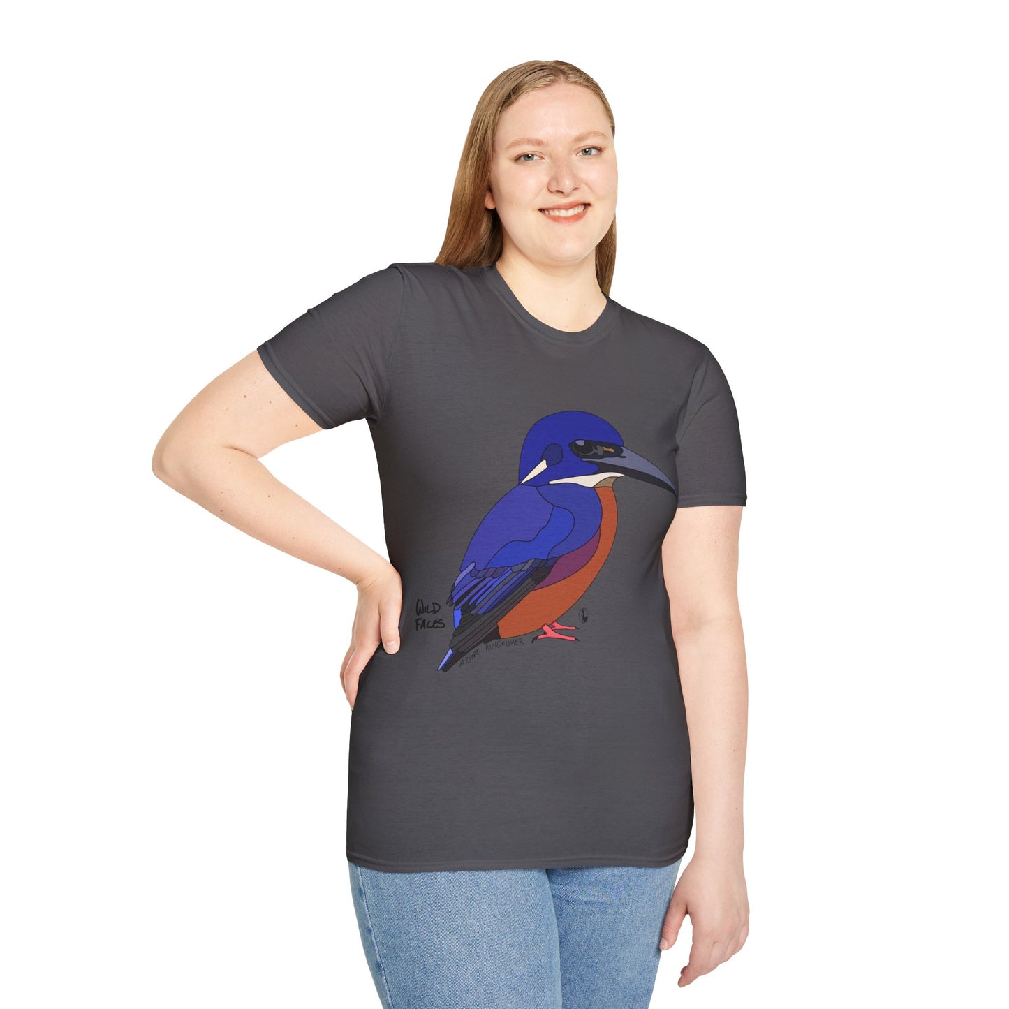 Azure Kingfisher - Unisex Softstyle T-Shirt