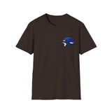 Forest Kingfisher - Small design - Unisex Softstyle T-Shirt Printify