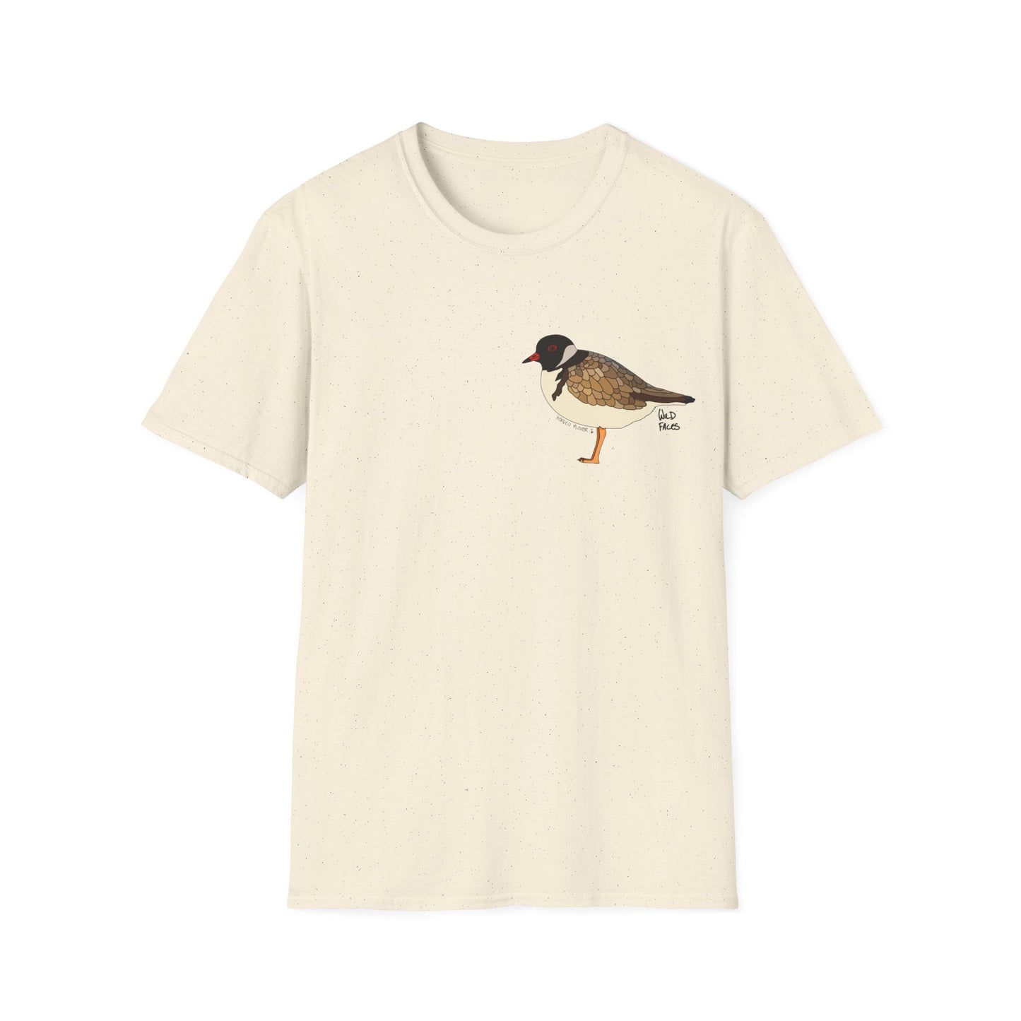 Hooded Plover - Small design - Unisex Softstyle T-Shirt